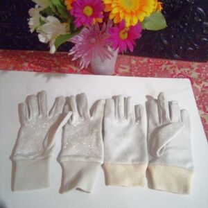 Chic Silver Women's Gloves